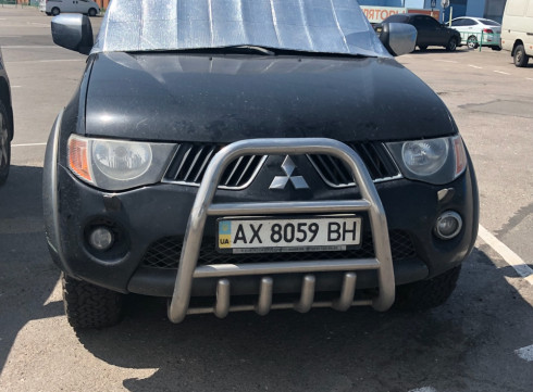 Кенгурятник для Mitsubishi L-200 12-15 Высокий от Tamsan фото