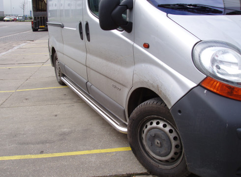 Подножки для Nissan Primastar 2002-2015 порог листом от Tamsan фото