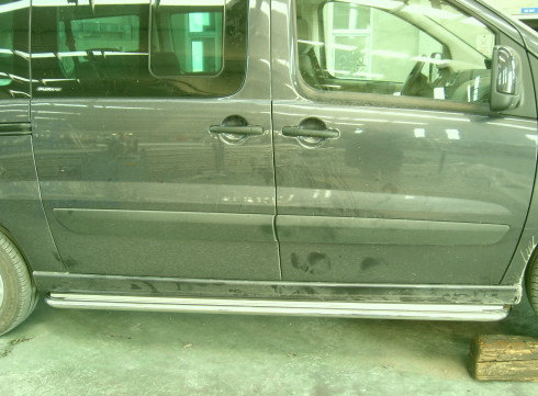 Подножки для Fiat Scudo 07+ листом от Tamsan фото