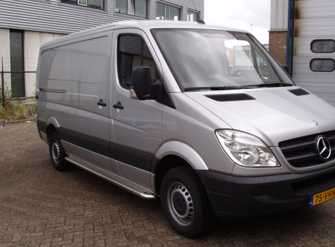 Подножки для MERCEDES-BENZ SPRINTER W906 06-18 порог листом от Tamsan фото
