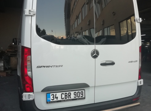 Защита заднего бампера для MERCEDES-BENZ VITO 14+ труба одинарная фото