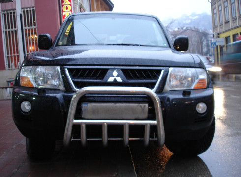 Кенгурятник для Mitsubishi Pajero Vagon 98-07 от Tamsan фото