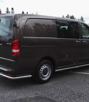 Защита заднего бампера для MERCEDES-BENZ VITO 14+ Уголки одинарные от Tamsan фото