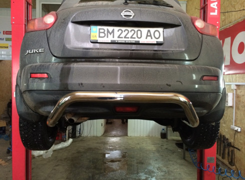 Защита заднего бампера для Nissan Juke 10+ ML от Tamsan фото