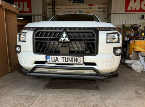 Защита переднего бампера для Mitsubishi L200 2024+ "Спорт Ориджинал" узкий фото