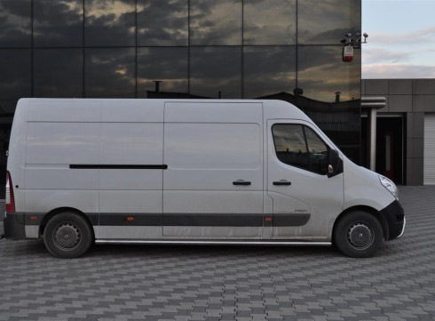 Подножки для Nissan Interstar 10+ порог трубой от Tamsan фото