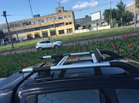 Рейлинги для пикапа Nissan NP300-Navara 2015+ от Tamsan фото