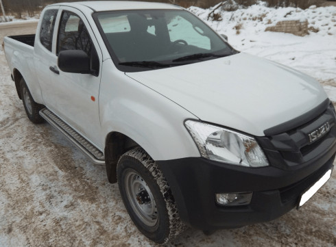 Подножки для ISUZU D-max 14+ порог листом от Tamsan фото