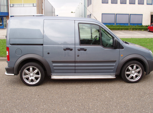 Подножки для Ford Connect 02-14 порог листом от Tamsan фото