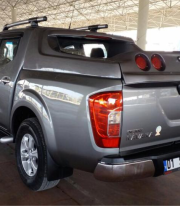 Рейлинги для пикапа Nissan NP300-Navara 2015+ от Tamsan фото
