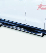 Подножки для Mitsubishi ASX 10-13 порог трубой от Tamsan фото