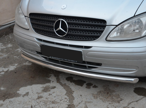 Защита переднего бампера для Mercedes-Benz Vito 03-10 труба одинарная от Tamsan фото