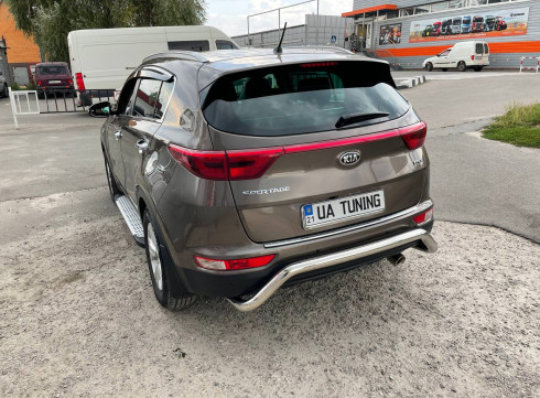 Защита заднего бампера для KIA Sportage 16-22 ML от Tamsan фото