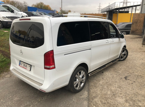 Подножки для MERCEDES-BENZ VITO 14+ порог трубой от Tamsan фото