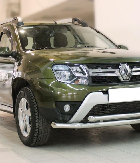 Труба двойная на Renault Duster  фото