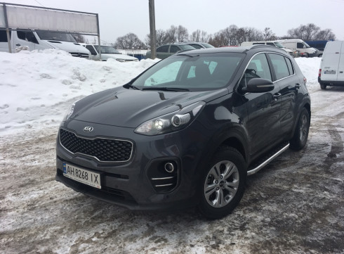 Подножки для KIA Sportage 16-22 Елегант от Tamsan фото