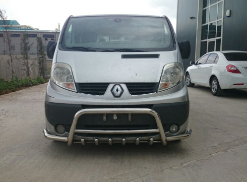 Кенгурятник для Opel Vivaro 2002-2015 (с Усами) фото