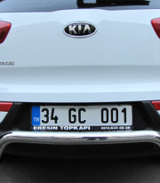 Защита заднего бампера для KIA Sportege 10-15 &ldquo;ML&rdquo; от Tamsan фото