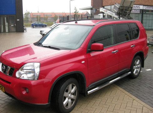 Защита бампера для Nissan X-Trail 2008-2014 Порог Труба фото