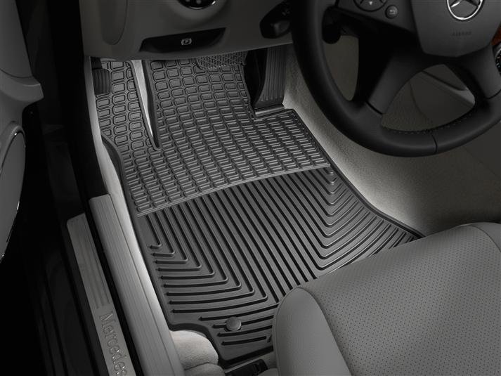 Ковры резиновые WeatherTech без бортика передние Mercedes C-Class 2008-2015 фото