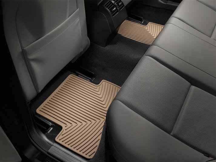 Ковры резиновые WeatherTech без бортика задние Mercedes C-Class 2008-2015 фото