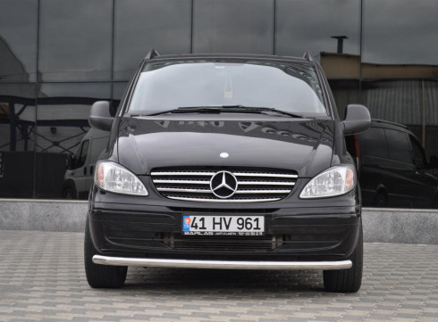 Защита переднего бампера для MERCEDES-BENZ VITO 96-03 труба двойная от Tamsan фото