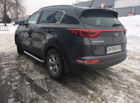Подножки для KIA Sportage 16-22 Елегант от Tamsan фото