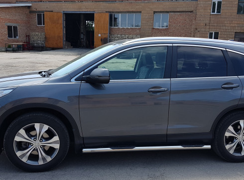 Подножки для Honda CRV 15+ порог труба от производителя Tamsan фото