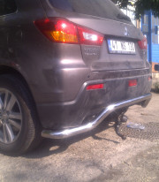 Защита заднего бампера для Mitsubishi ASX 14+ Чайка от Tamsan фото