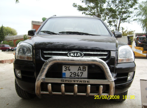 Кенгурятник для KIA Sportege 04-10 от Tamsan фото