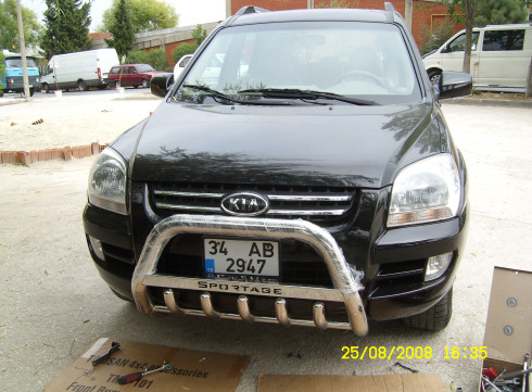 Кенгурятник для KIA Sportege 04-10 от Tamsan фото
