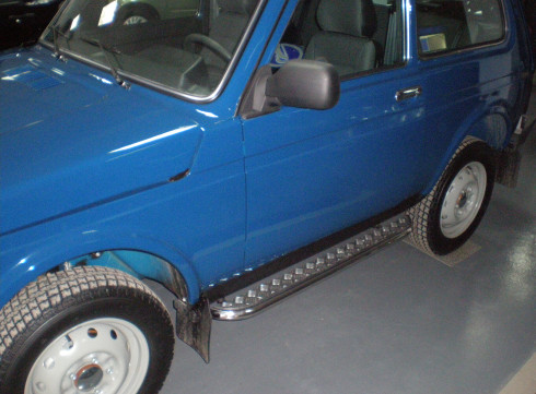 Подножки для LADA Niva порог листом от Tamsan фото