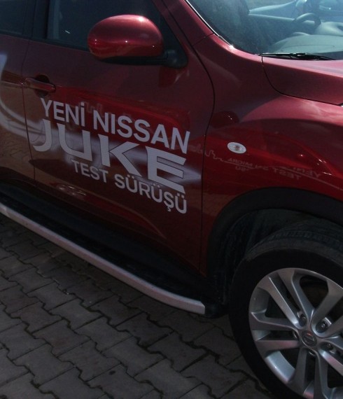 Пороги на Nissan Juke Элегант фото