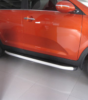 Подножки для KIA Sportege 10-15 Елегант от Tamsan фото