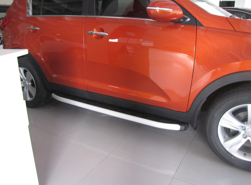 Подножки для KIA Sportege 10-15 Елегант от Tamsan фото
