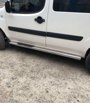 Подножки для Fiat Doblo 1-10 порог труба фото