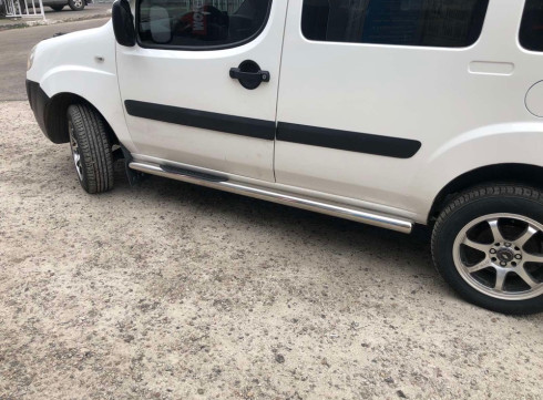 Подножки для Fiat Doblo 1-10 порог труба фото