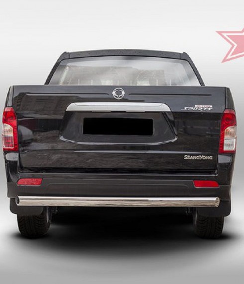 Дуга прямая на SsangYong Actyon Sports TAMSAN нержавейка фото