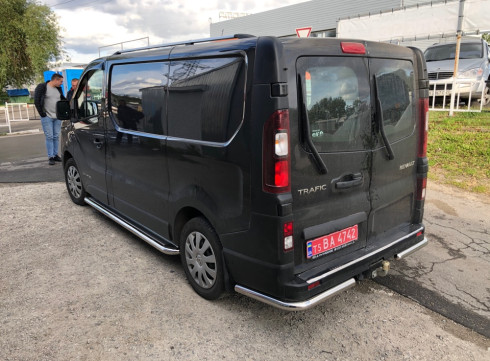 Защита заднего бампера для Nissan NV300 2016-2021 Уголки одинарные от Tamsan фото