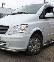 Подножки для Mercedes-Benz Vito 10-15 порог трубой от Tamsan фото