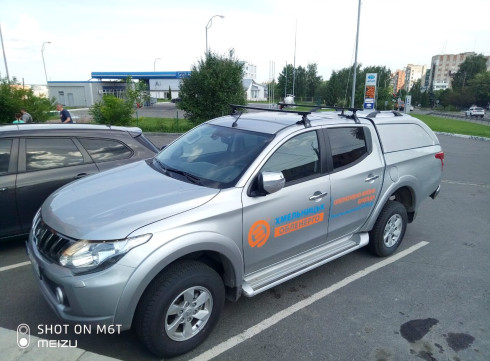 Рейлинги для Mitsubishi L-200 19+ Canopy от CAN Coruma фото