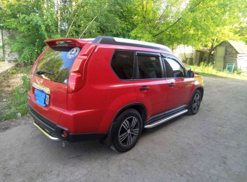 Защита бампера для Nissan X-Trail 2008-2014 U-tipe фото