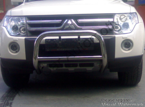Кенгурятник для Mitsubishi Pajero Vagon 07+ от Tamsan фото