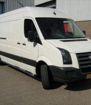 Пороги труба с проступью на Volkswagen Crafter фото