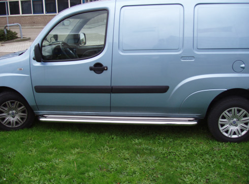 Подножки для Fiat Doblo 1-10 порог листом фото