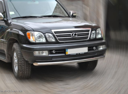 Защита переднего бампера для LEXUS GX 98-07 труба одинарная от Tamsan фото