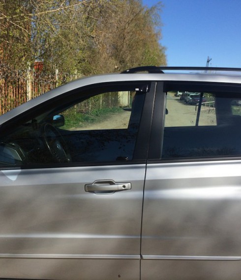 Дефлекторы окон ветровики для SsangYong Kyron 2007+ фото