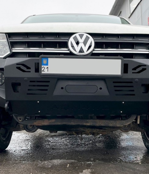 Передний бампер металлический Tamsan для VW Amarok 2010+ фото