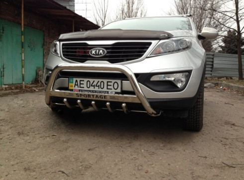 Кенгурятник для KIA Sportege 10-15 от Tamsan фото