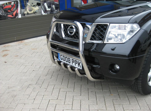 Кенгурятник для Nissan Pathfinder 2005-2014 Высокий от Tamsan фото